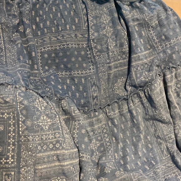 Lucky Brand Bandana Print Maxi Dress NEW L - Picture 3 of 6